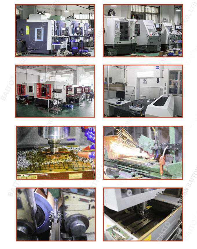 El acero P20/H13 de las piezas de precisión del CNC que trabaja a máquina modifica la unidad 4 de la diapositiva para requisitos particulares